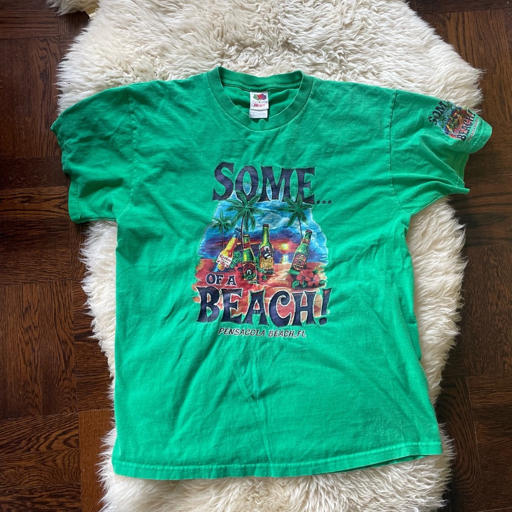 90s vintage fruit of the loom Pensacola Beach Some of a Beach tee tshirt